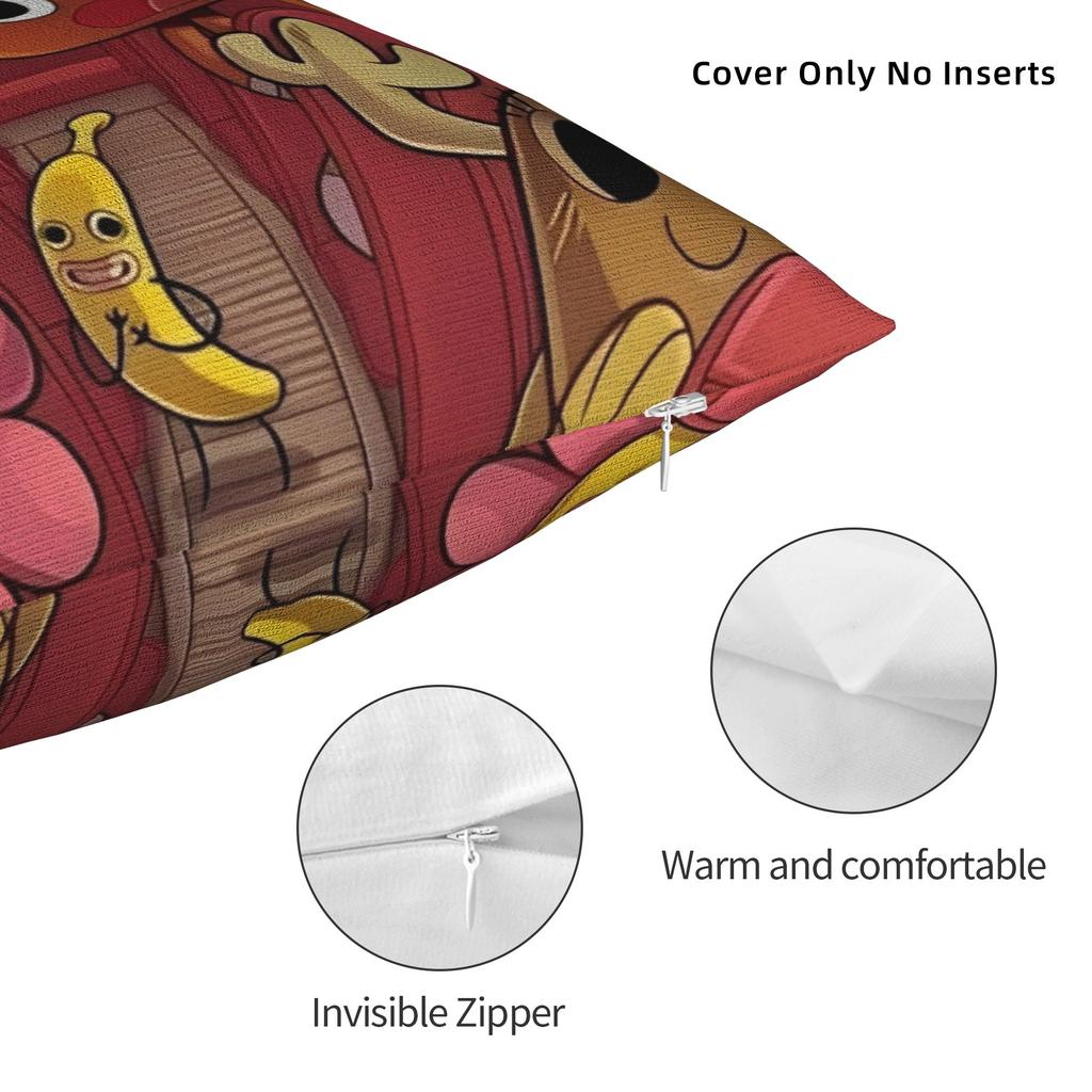 The Amazing World Of Gumballs Pillowcases Merch Printed Cushion Cover Decorative Pillow Case Cover Chair Multi Size