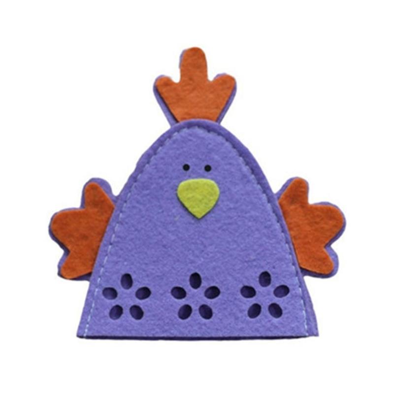 10pcs Holiday Themed Eggs Wraps Covers Features Lovely Chick Pattern For Holiday Party Decoration And Displays