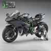 1:9 Scale Kawasaki H2R Alloy Motorcycle Model Diecast Off-Road Autocycle Toys Carrying Lights