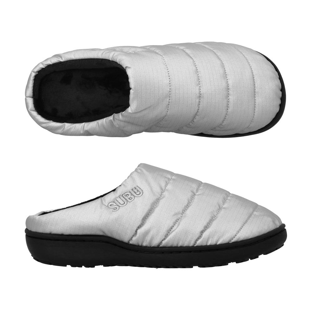 Subu F Line Silver Fleece Padding Slipper Sb 32
