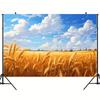 Goldenes Weizenfeld & Blauer Himmel Wandteppich Ästhetische Natur Wandbehang für Raumdekoration