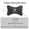Hub Caps Keychain Leather Car Seat Headrest Memory Foam Comfort Neck Pillow Auto Interiors For Volkswagen VW RLine R Golf T5 Ti