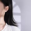 2024 Zhuang Sheng Copper Floral Gemstone Retro Stud Earrings for Women