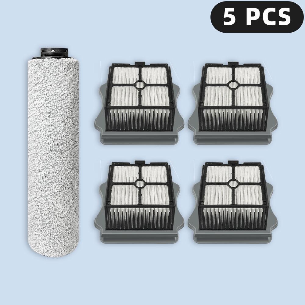 Compatible For ( Tineco Floor One S5 Steam / Tineco iFloor 5 Steam ) Spare Parts Accessories Roller Brush Hepa Filter