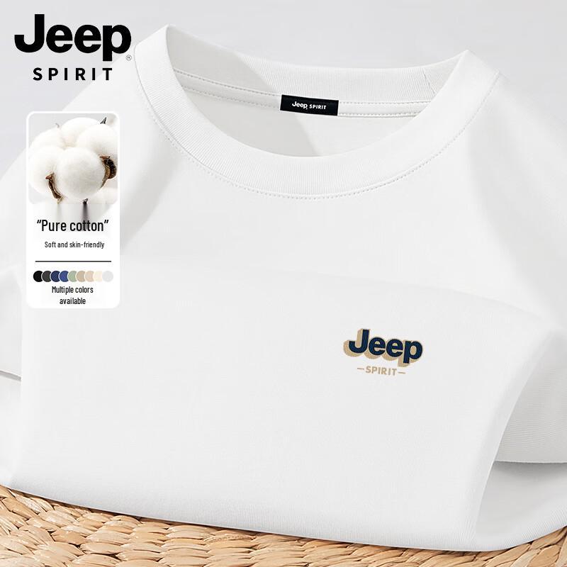 Jeep Spirit Men's Pure Cotton Long Sleeve T-Shirt