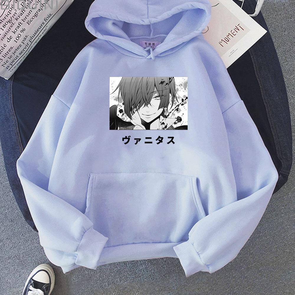 Vanitas no Carte Hoodie Comic Oversize Sweatshirt Wo Unisex Vintage The Case Study of Vanitas Hoodies Mode Unisex Harajuku y2k Tops