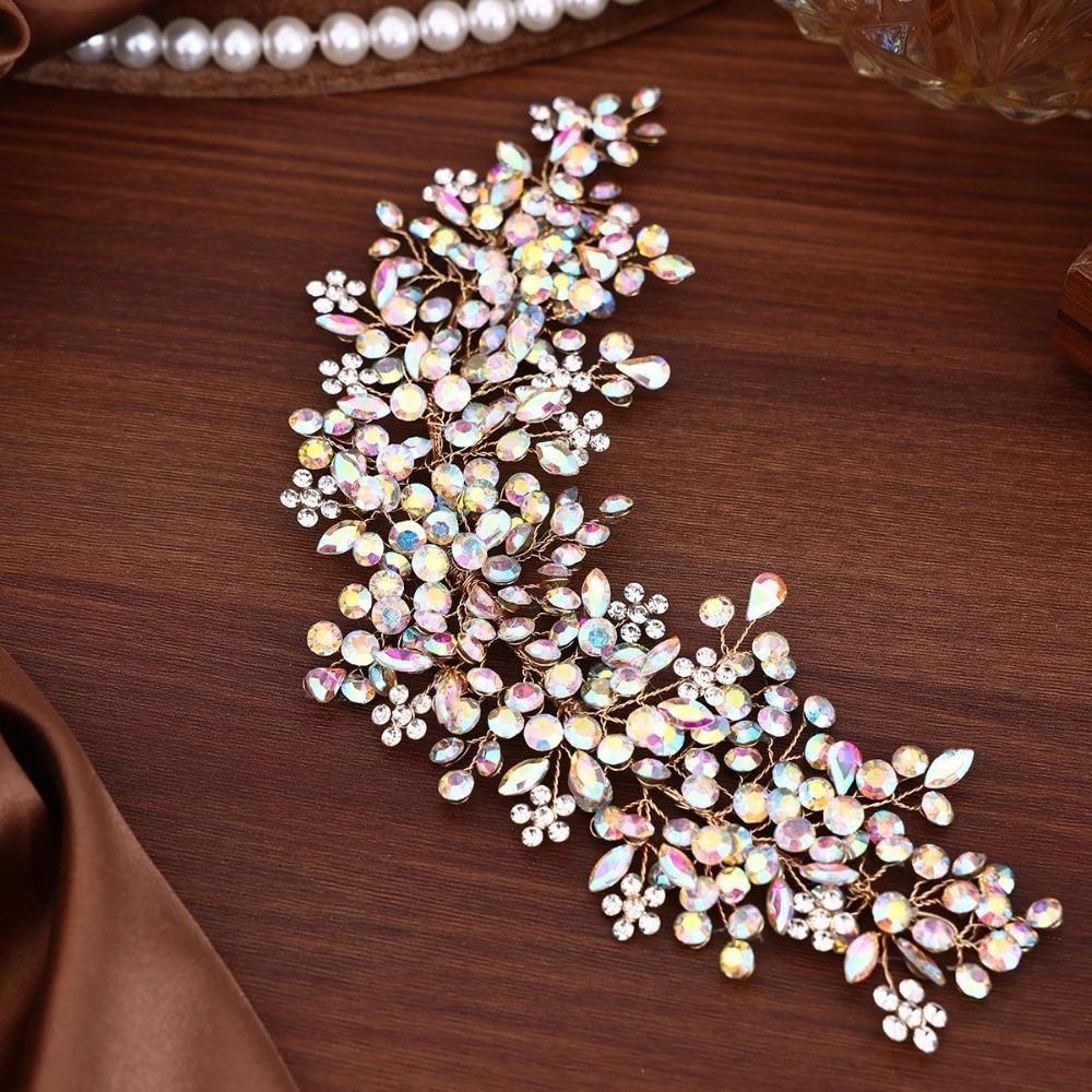 Zinc Zinc Alloy Base Bridal Headbands Sparkling Hair Accessories Vintage Wedding Tiaras Bridesmaid Accessory