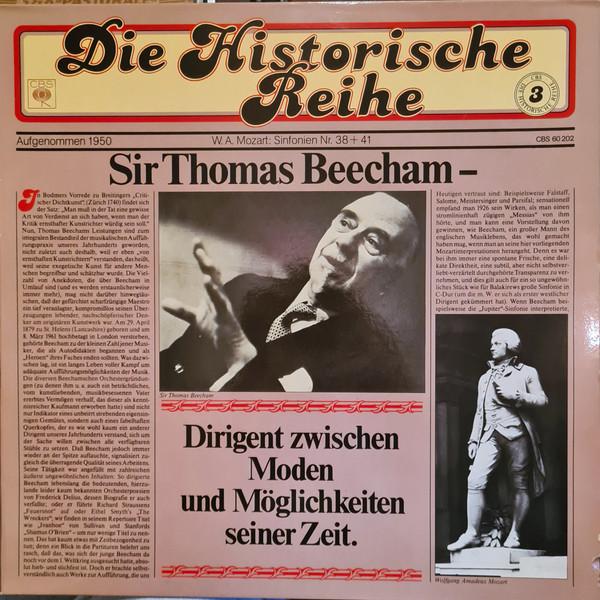 

LP Record THOMAS BEECHAM ROYAL PHILHARMONIC Mozart Sinfonie Nr38 Ddur Kv504 P CBS60202PROMO CBS 1981 Germany Classical Used