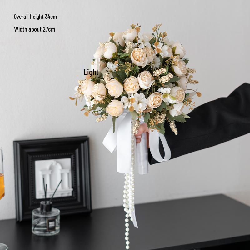 European Light Luxury Artificial Wedding Bouquet Flower Decoration
