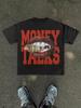 Money Talks Graphic T-and Kids Tshirt Men Cotton Hip Hop Loose Oversized American Streetwear Daily Casual Short Sleeve Tops