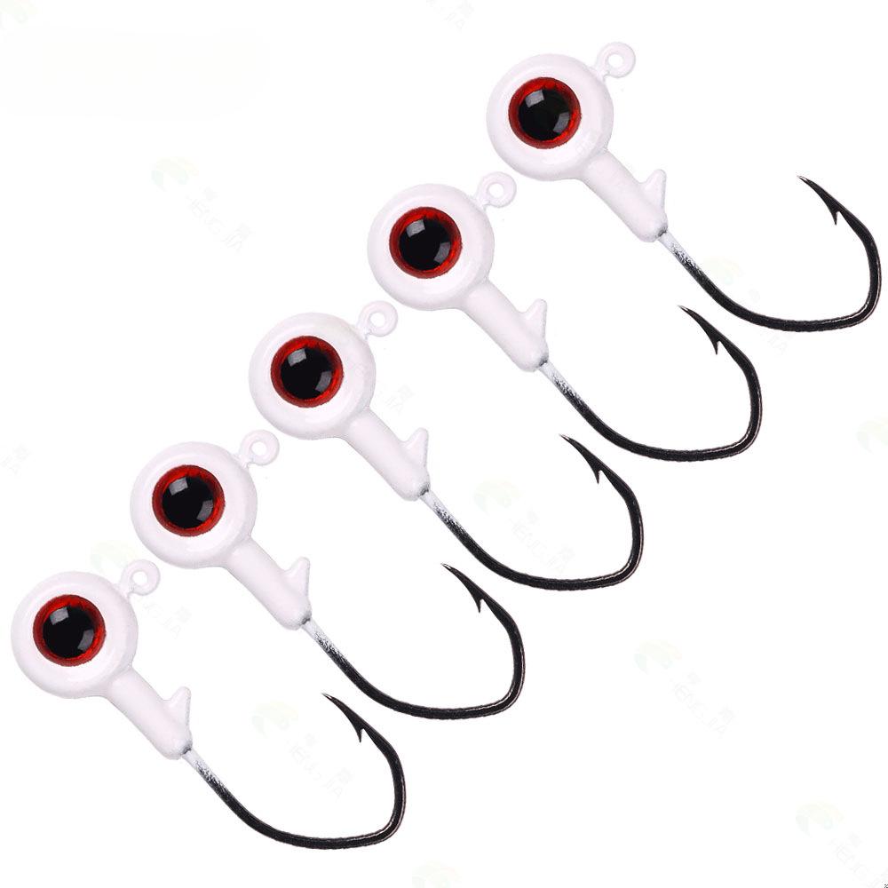 Olecranon Jig Hook Big Eyes New Fishhook Wholesale New Henjia Fishing Gear Set Combination Jig Hook Micro Item Small Hook