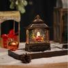 Christmas Lantern Music Box Desktop Night Light Holiday Decoration Gift for Party/Home