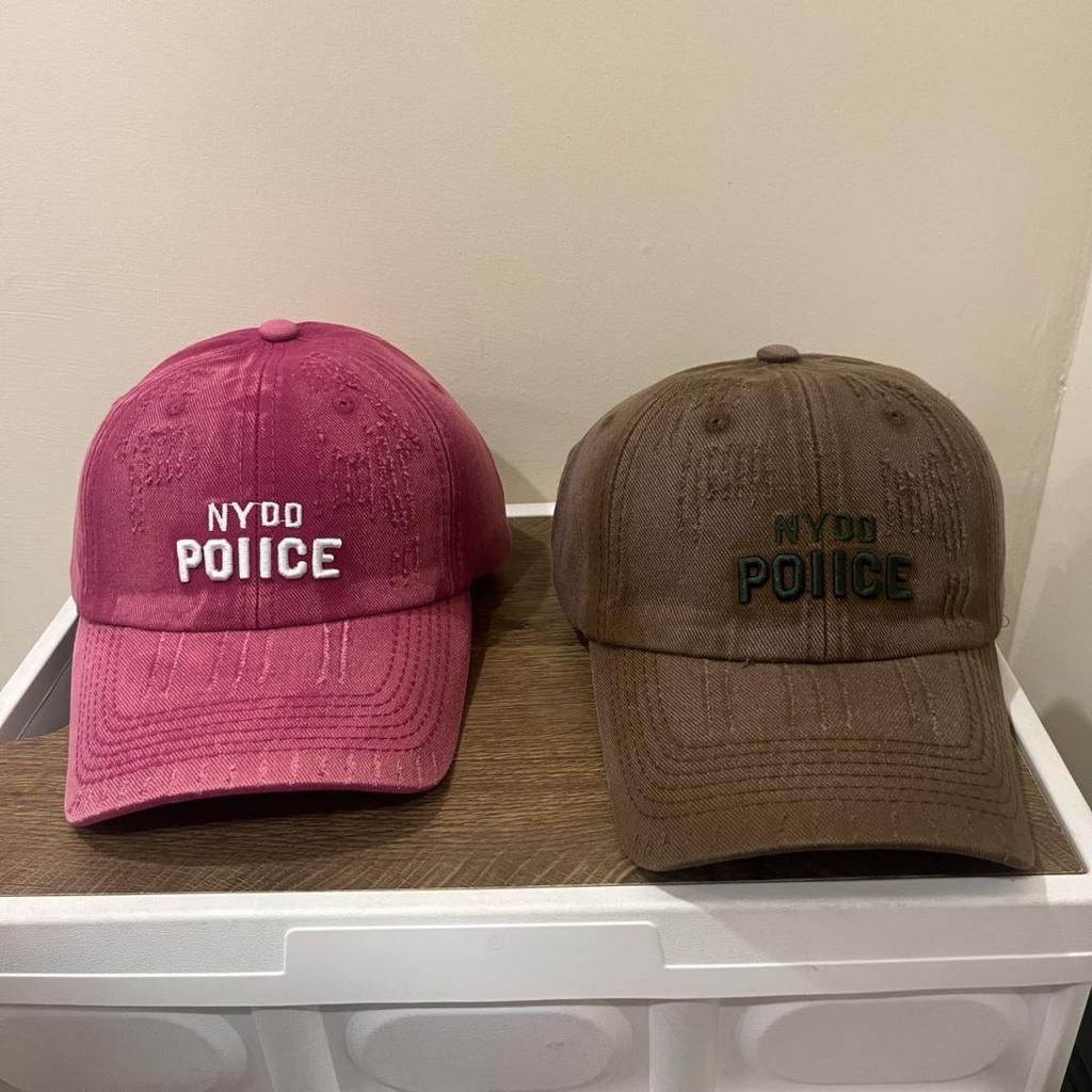 American Baseball Cap Women's New Washing Embroidered Letter Hat Men's Face Showing Small Personality Sun Protection Baseball Cap