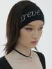 Eireve Lettering Hairband (Black)