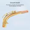 Alto Saxophone Curved Neck Mouthpiece Brass Sax Bend Neck with Cork Sheet