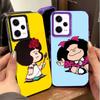 Mafalda Cartoon Cute Soft Phone Case for Xiaomi Redmi Note 13 14 15 Pro Plus 12S 12 11S 11 11T 10S 10 Shockproof Cover Back Shel