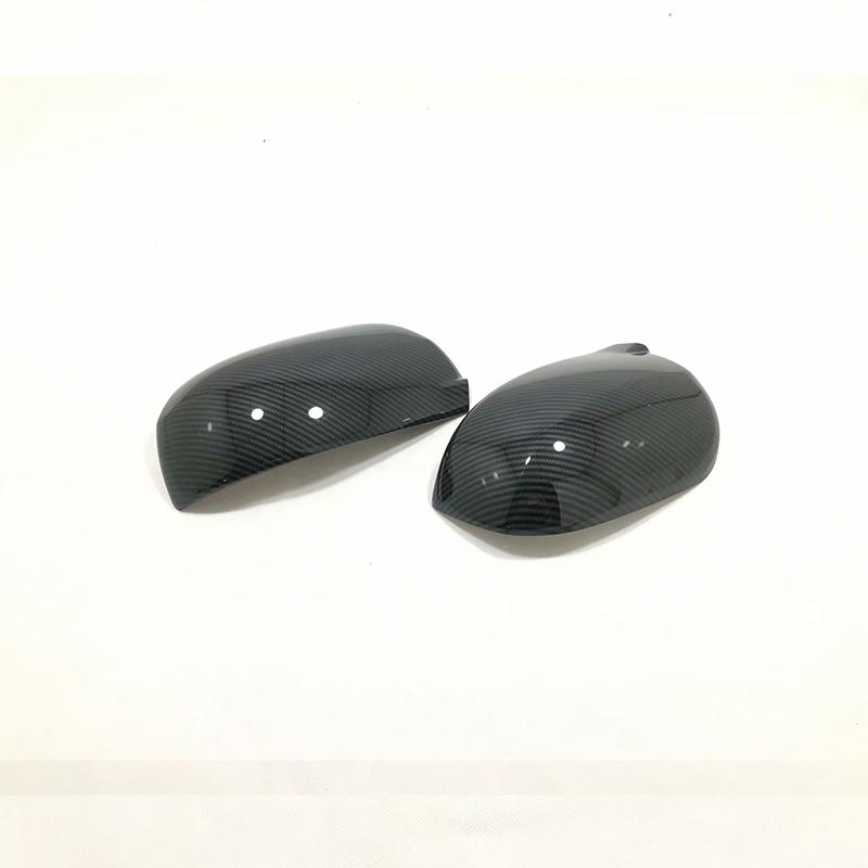 Für Mitsubishi ASX 2013-Auto Rückspiegel Abdeckung Trim, Zubehör Schwarz Carbon Faser Seite Chrom Spiegel Abdeckungen 2016