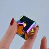 Metal Square Fidget Spinner Antistress Edc Fingertip Toys Stress Relief Hand Magnetic Spinning Top Anti-Anxiety Spiner Kids Toys
