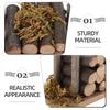 Tiny Wood Pile Set For Outdoor Garden Displays Miniature Props Ideal For Dollhouses Model Decoration