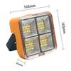 1Pcs Portable Outdoor Floodlight Solar Rechargeable Multifunctional Led Work Light 1200Mah Lithium Battery Suitable For Camping