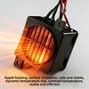 12v 50w Low Voltage Ceramic Heating Element With Fan For Disinfection Cabinets And Home Use