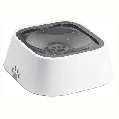 Dog Water Bowl, Dog Bowl No-Spill Pet Water Bowl 1L(35oz), Slow Water Feeder Dog Bowl, Vehicle Carried Dog Water Bowl for Dogs/Cats/Pets