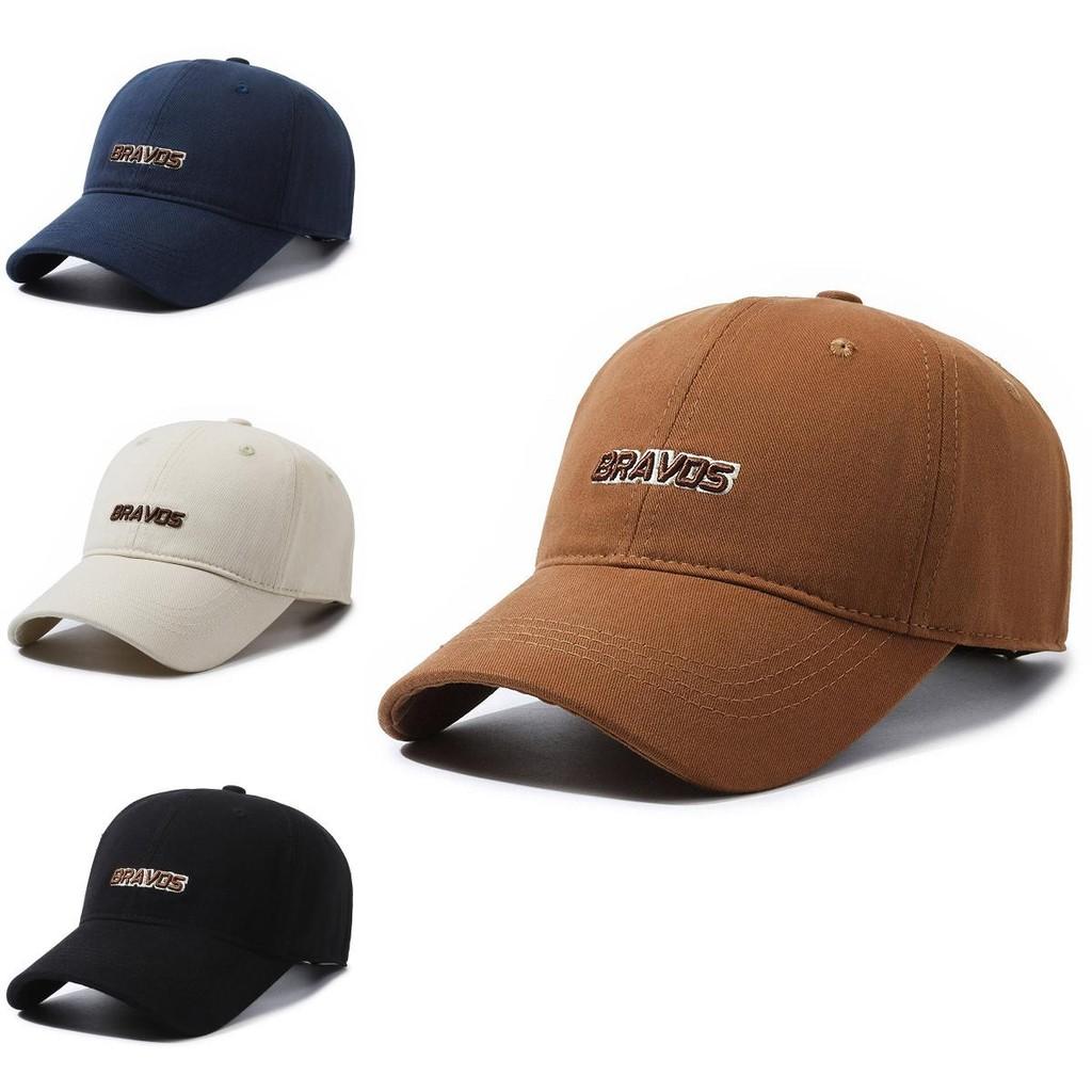 Embroidery Bravos Letter Baseball Caps Womens Sun Protection Sports Outdoor