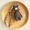 Handmade Animal Keychain Cartoon Key Ring Pendant Fashion Bag Charm Gift for Women Kids