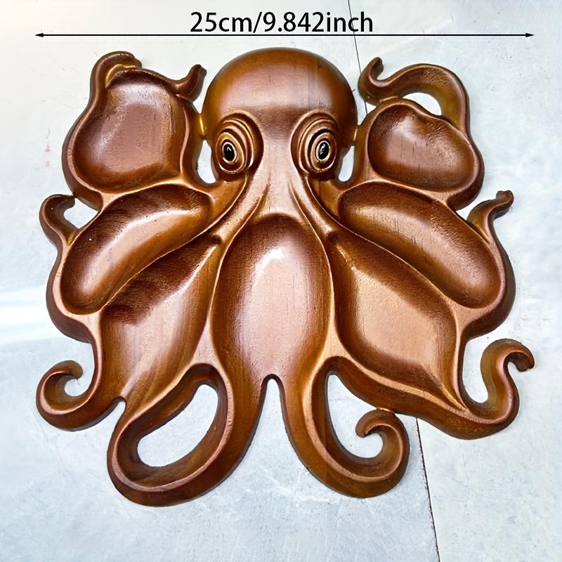 1pc Octopus Charcuterie Platter, Octopus Monster Design Wooden Serving Tray, Ocean Theme Party Appetizer Board, for Cheese Meat and Fruit