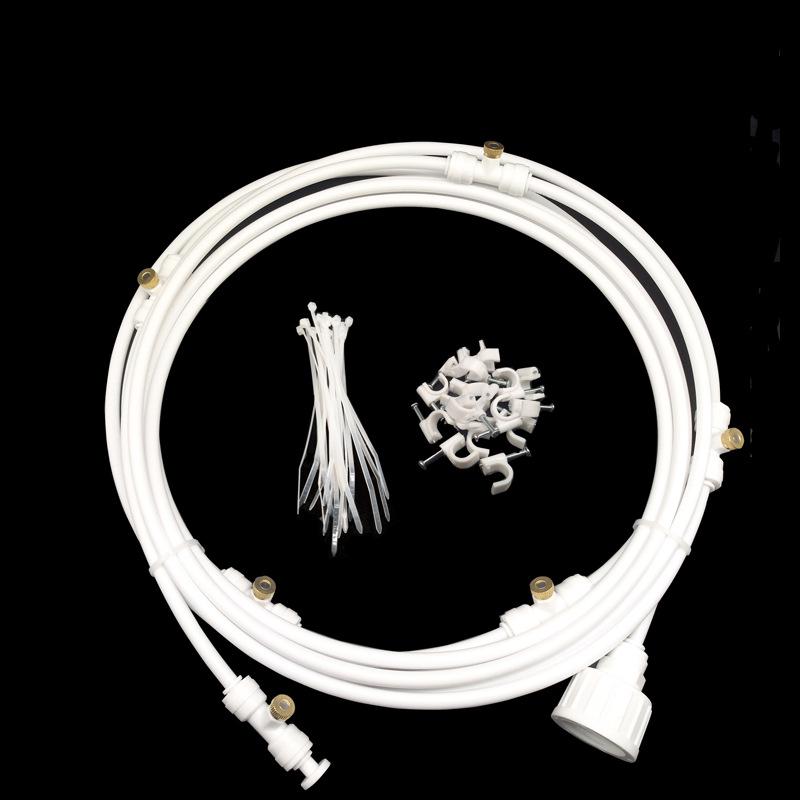 Tap Water Misting System for Courtyard and Trampoline Cooling