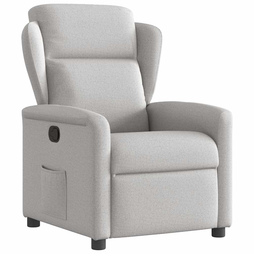 Relaxation Armchair Cloud Grey Fabric