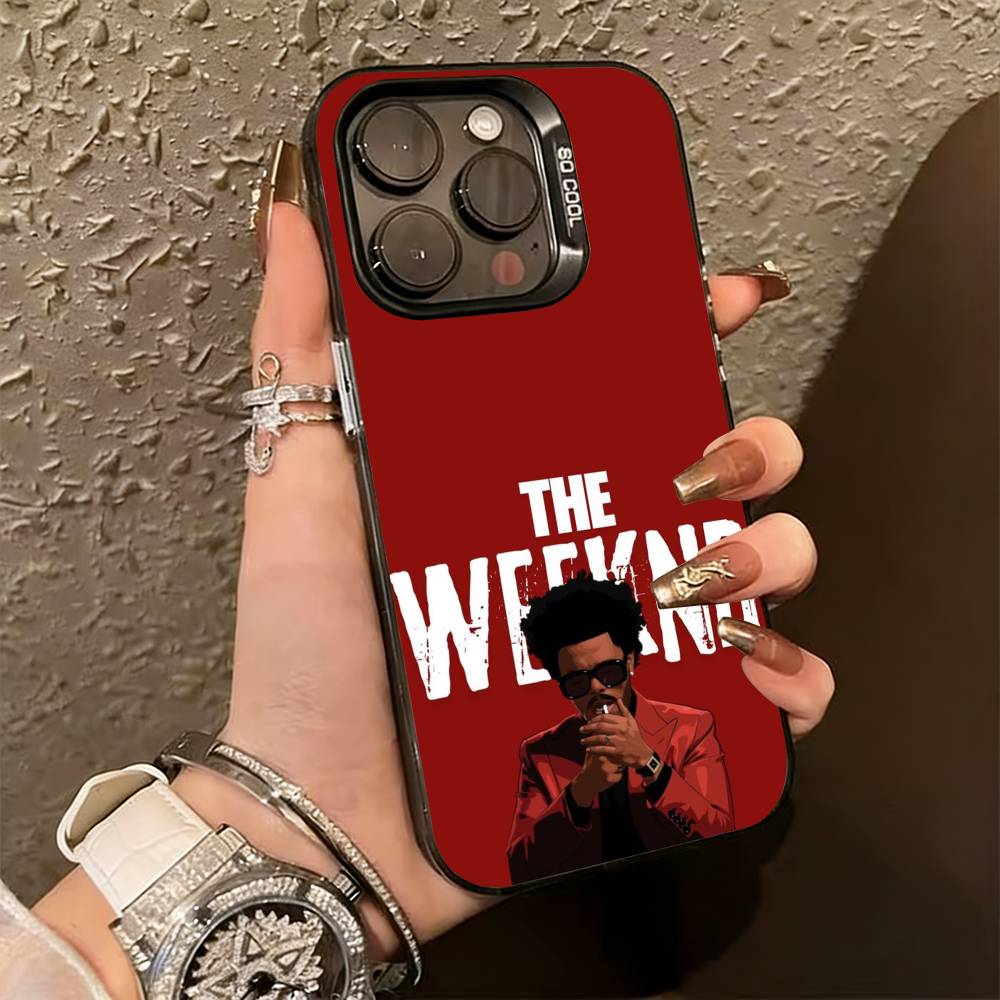 The W-weeknd D-design Phone Case For iPhone 17,16,15,14,13,12,11 Plus,Pro Max,XS,Colorful Silver Phone Case Funda Cover