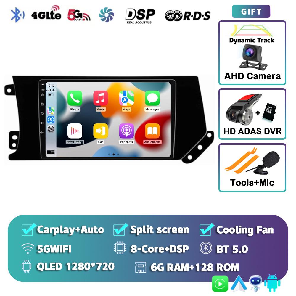 Android 14 Carplay Auto Car Radio For Haval F7 F7X 2019-2020 Multimedia Video Player Navigation GPS 8-Core WiFi+4G DSP Stereo BT