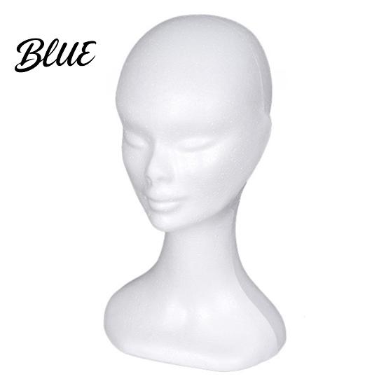 Testa di Manichino per Cappelli in Schiuma, Espositore per Cappelli Maschile Femminile, Modello Leggero, Accessori per la Conservazione di Parrucche, Fabbricazione