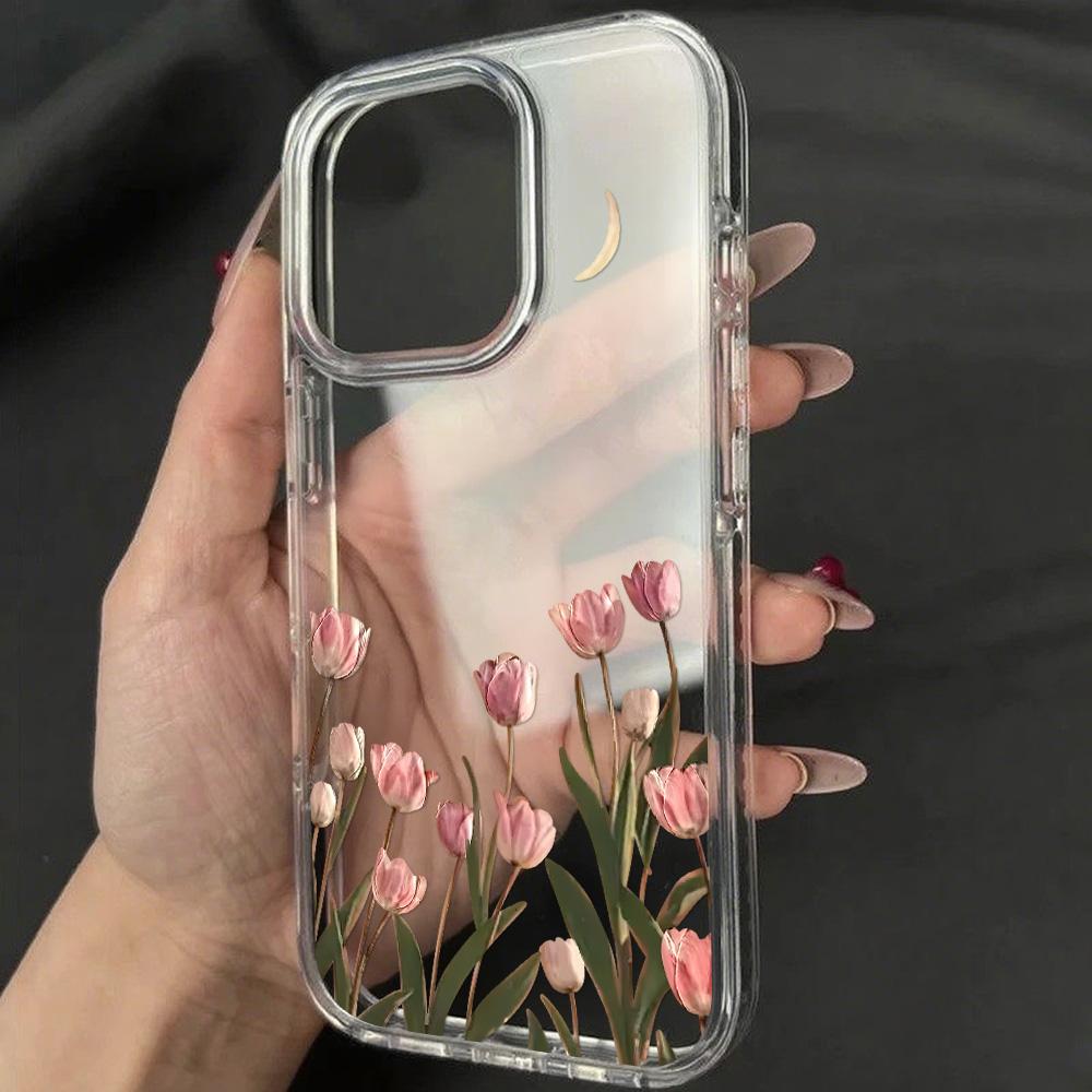 Acrylic Phone Case for iPhone 11 12 13 14 Pro 12 14 16 Pro Max for Samsung A16 A36 A56 S24 FE High-quality Painted Anti-fall Mobile Phone Case