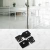 Automatic Positioning Mechanism Glass Door Hinge Zinc Alloy Hinge