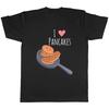 I Love Pancakes Unisexs TShirt Flipping Pancakes Shrove Tuesday Tee Gift