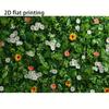 2D Blumen- und grünes Blatt Wandfoto-Hintergrund für Fotoshootings mit Frühlings- und Naturthema