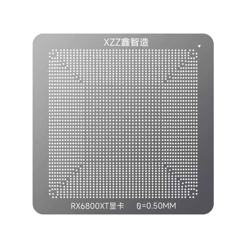 1Pcs XZZ CPU Solder Paste/ball Stencil for Laptop AMD R9-7940HS RX6600XT RX6700XT RX6800XT RX7700XT SR3S0 SRLWS SRMHU SRN23