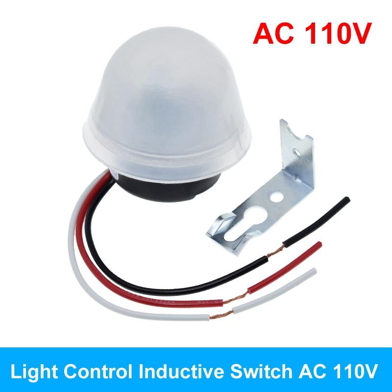 TZT AS-20 DC 12V AC 110V 220V 10A Waterproof Sensitive Auto Photo Switch On/Off Photocell Street LED Light Switch Module