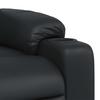Relaxation Armchair Black Synthetic Leather