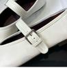 Retro Mary Jane One-Word Buckle Ballet Flats & High Heels