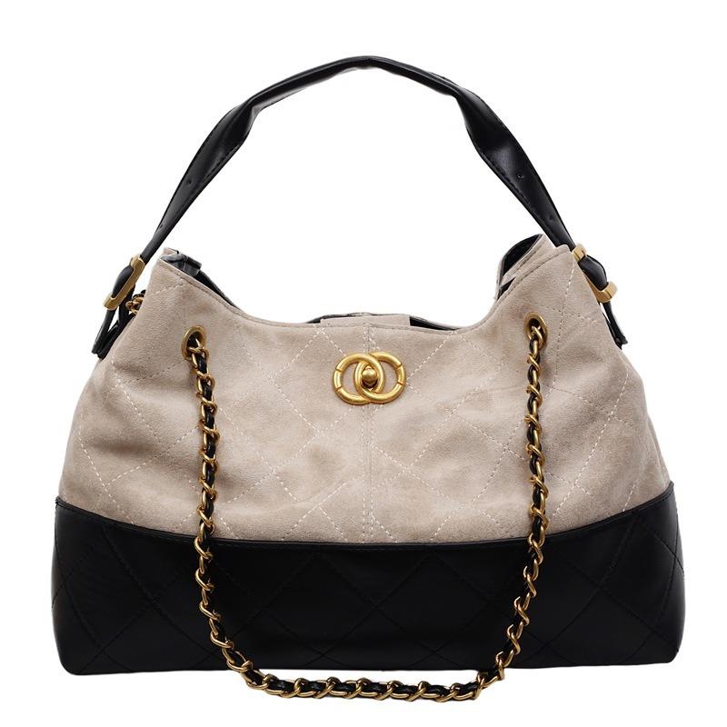 Commuter Retro Premium Bag Women's New Large-capacity Shoulder Bag Chain Portable Tote Bag