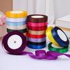 22meters/Roll 15mm Satin Ribbons Crafts Bow Handmade Gift Wrapping Christmas Wedding Decorative Ribbon DIY Hair Accessory Bow