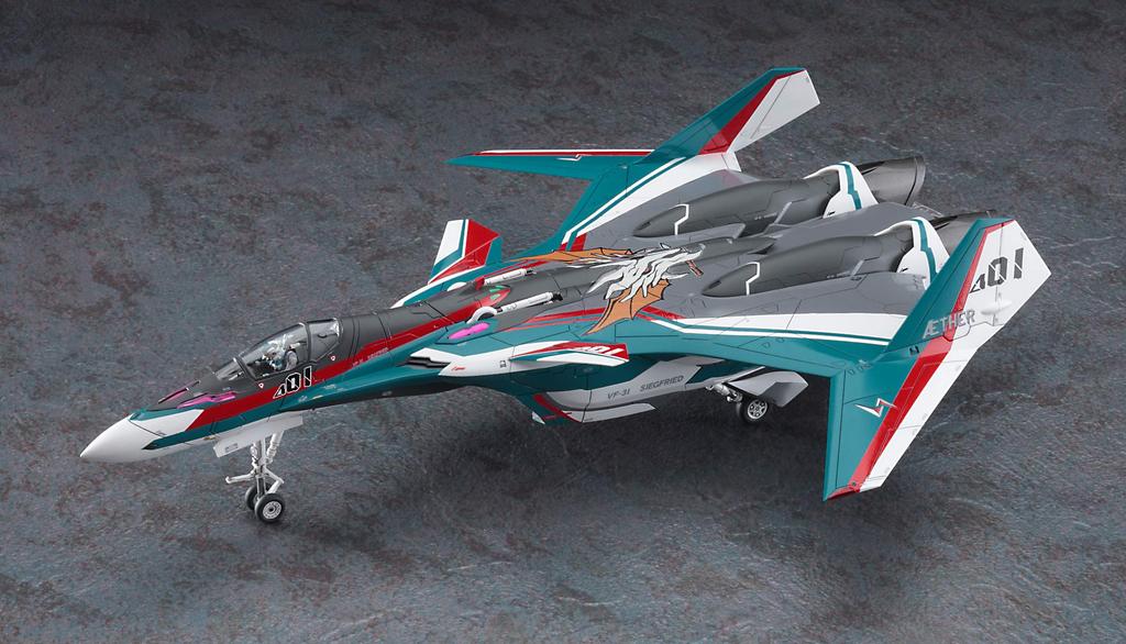 Hasegawa Macross Series Macross Delta Siegfried Arad Machine Scale Plastic Model 65861 VF-31S 1/72