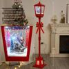 Korean Christmas Music Snowfall Street Lamp Toy Ornaments