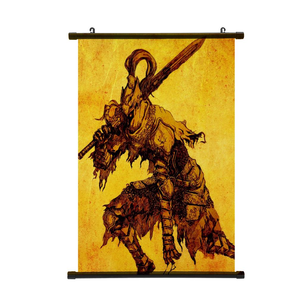 Spel Dark Souls Poster Artorias Prisa solen Hängande målning Heminredning Cosplay Väggrullsposter