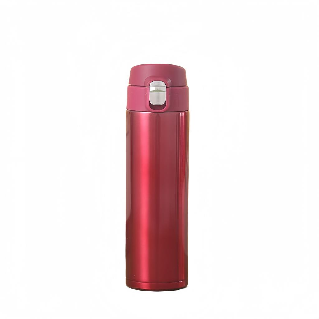 500ml Edelstahl Thermobecher Outdoor Thermosbecher Tragbare Vakuumflaschen Kalt und Heiß Thermoflasche Kaffeebecher Wasserflasche