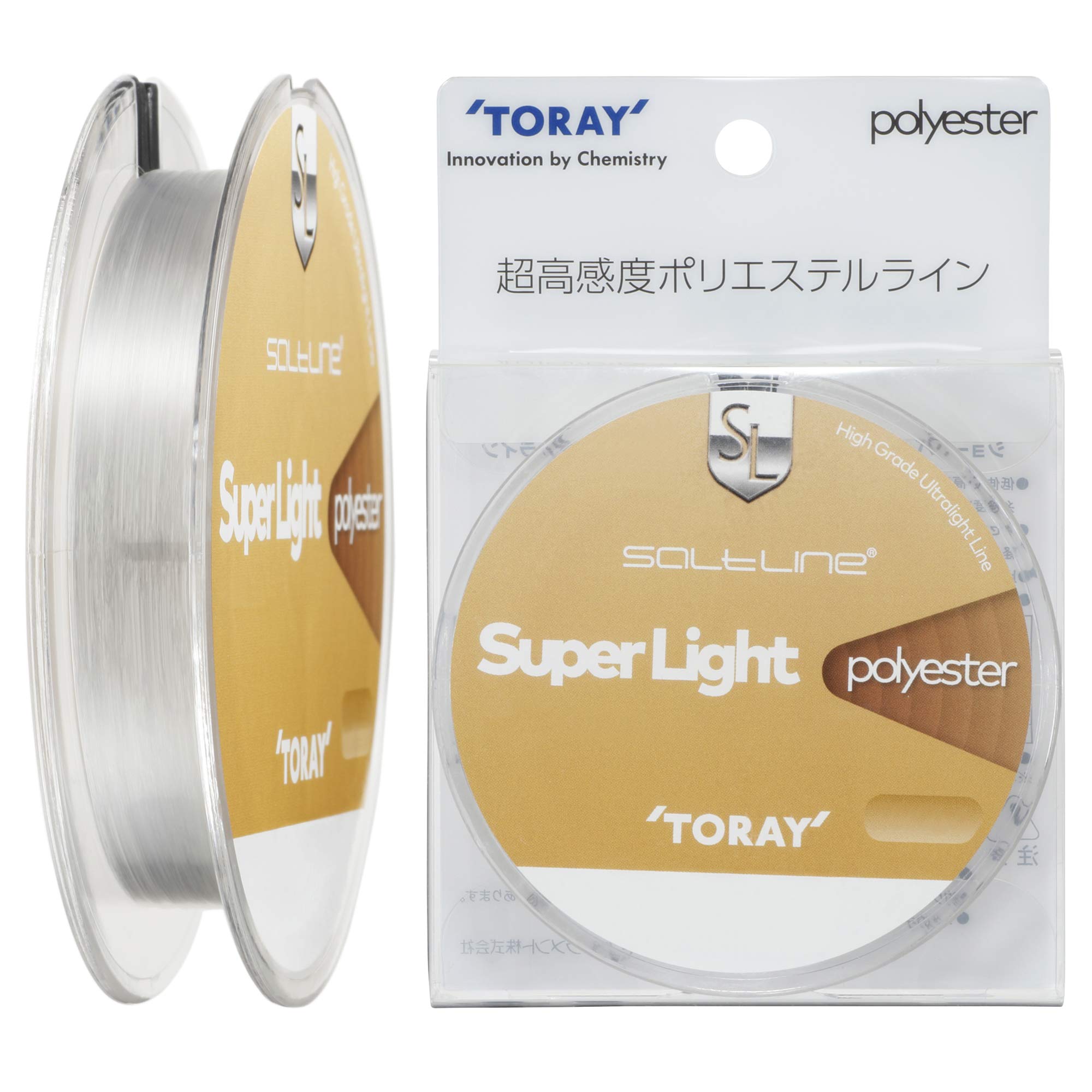

TORAY Saltwater Super Light Polyester Fishing Line, 0.2 (0.9 lb) C711