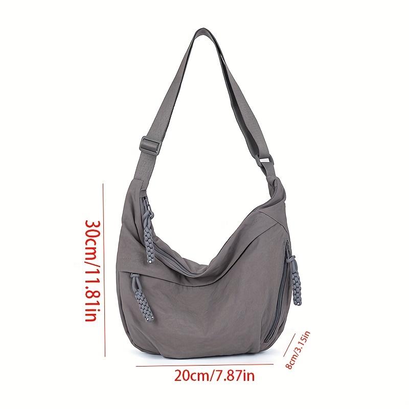 Elegant|Lightweight Lightweight, Elegant Women’s Nylon Crossbody Bag | Large Capacity, Adjustable & Foldable Strap